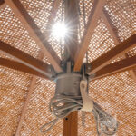 Parasol rond coco structure