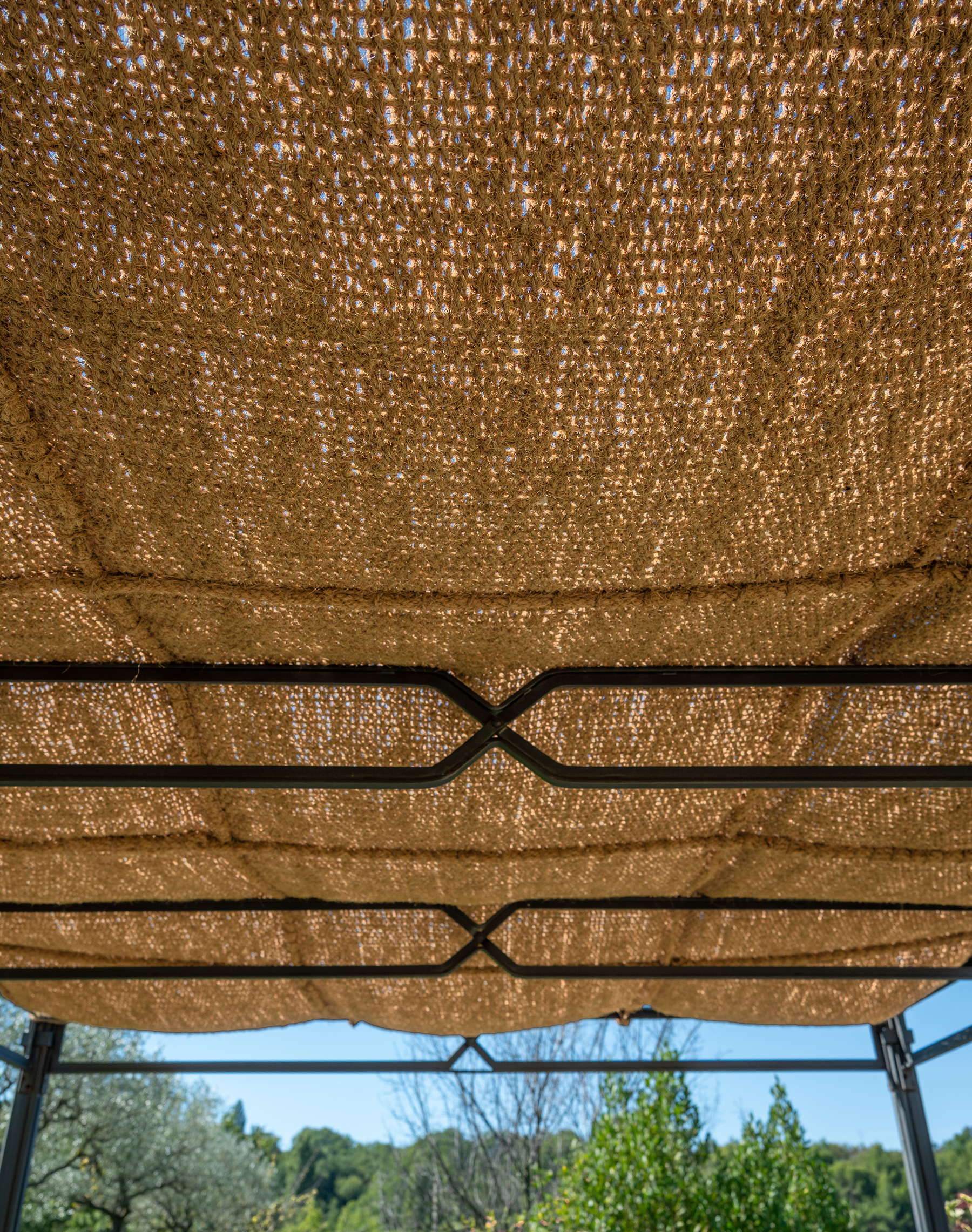 Densité de la Toile d'ombrage pour pergola à traverses espacées