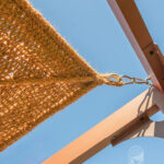 Fixation Voile d'ombrage COCO ROBUSTA quatre points d'attache